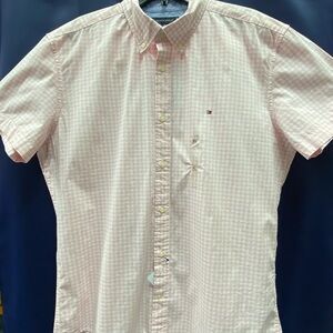 Tommy Hilfiger Light Pink Checkered Shirt